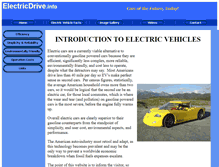 Tablet Screenshot of electricdrive.info